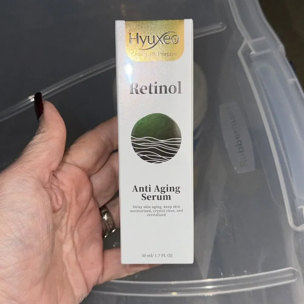Retinol Anti Aging Serum By Hyuxeo Glow With Purpose 1.7 FlOz New Sealed 10-7-28